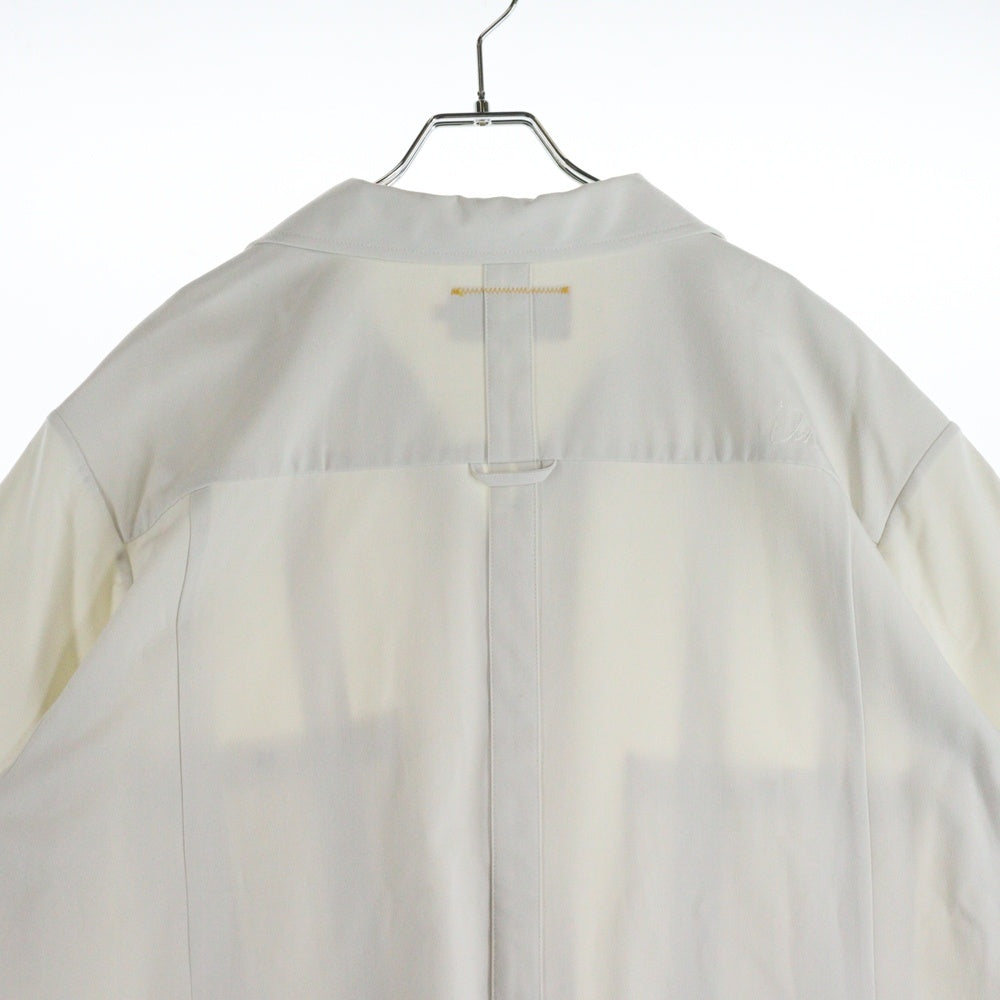 UNION(ユニオン) 24SS MOTEN SS WOVEN オープンカラー ボーリング 半袖 シャツ ホワイト WSS-213