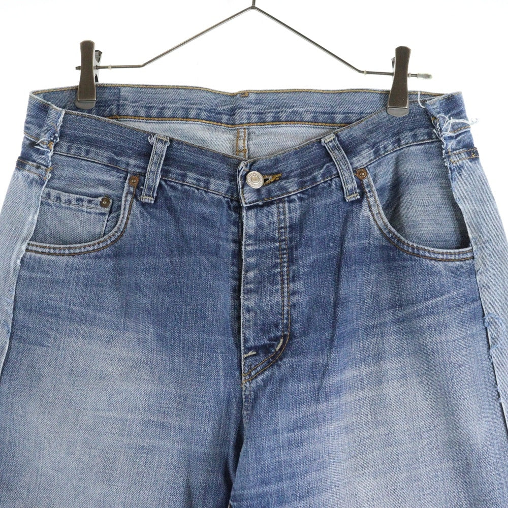 NO BRAND(ノーブランド) (PROTOTYPES/プロトタイプス) 再構築 デニム パンツ インディゴ 30PT06DPA04US