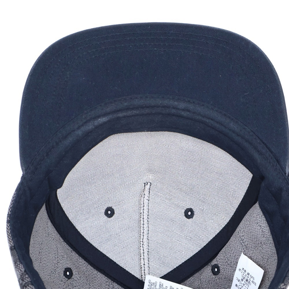 COACH(コーチ) シグネチャーロゴ 5パネル レザーキャップ ブラウン/ブラック F78493