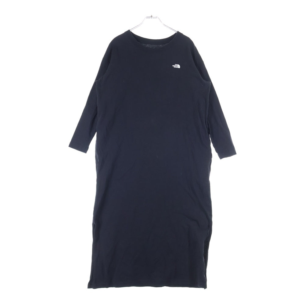 THE NORTH FACE(ザノースフェイス) L/S ONEPIECE ロングスリーブ コットンワンピース カットソー レディース ブラック NTW82340