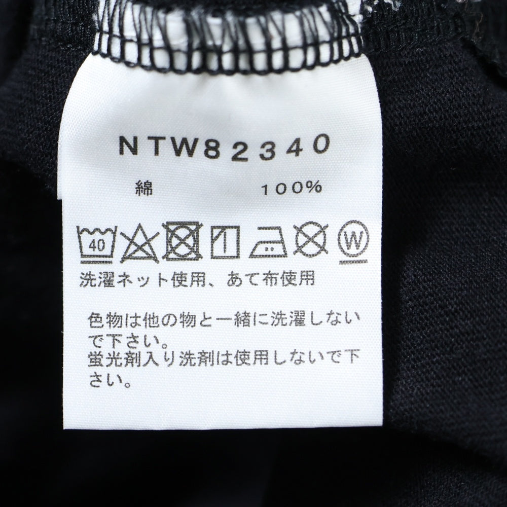 THE NORTH FACE(ザノースフェイス) L/S ONEPIECE ロングスリーブ コットンワンピース カットソー レディース ブラック NTW82340