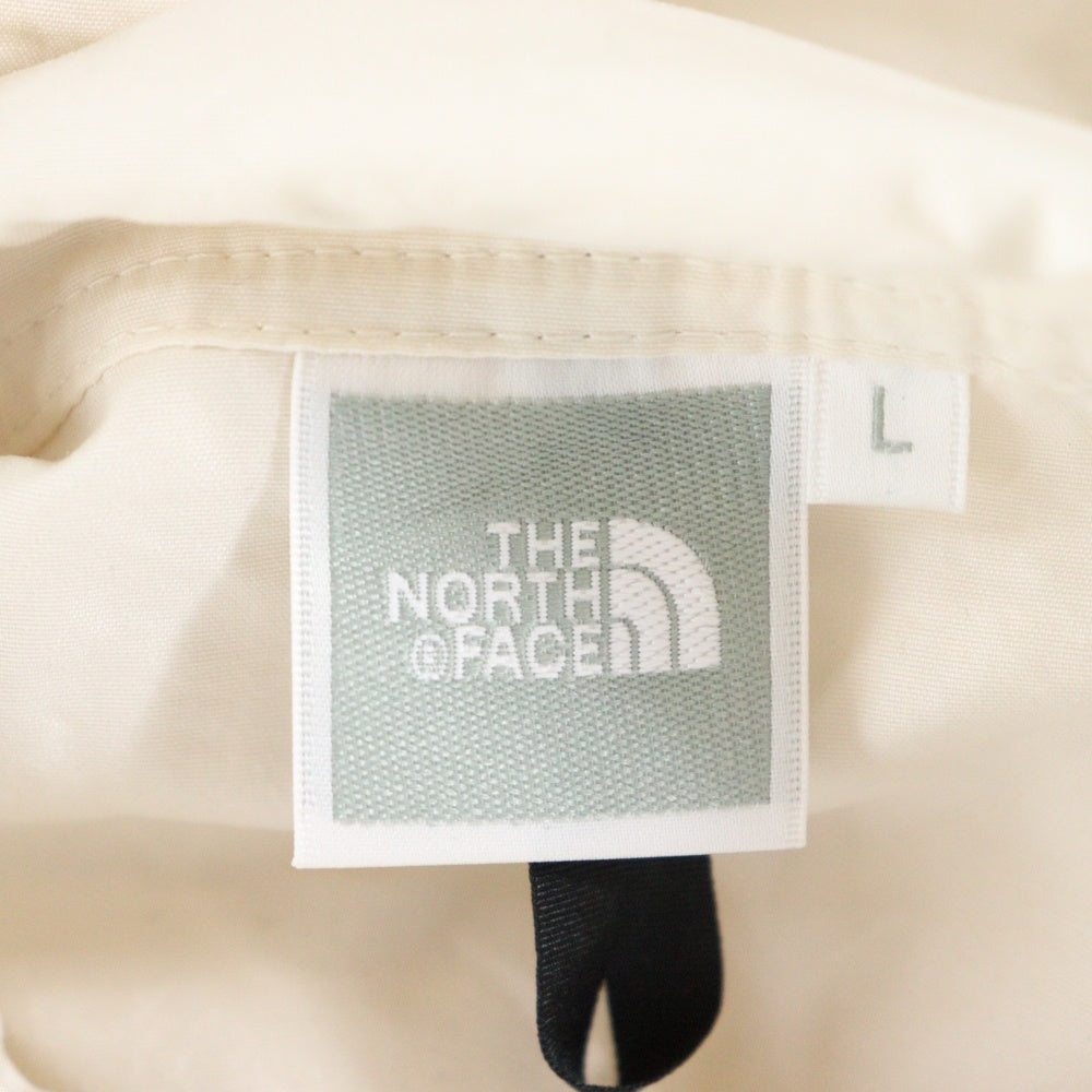 THE NORTH FACE(ザノースフェイス) COMPACT JACKET コンパクト フーデッドナイロンジャケット ホワイト/カーキ NPW72230