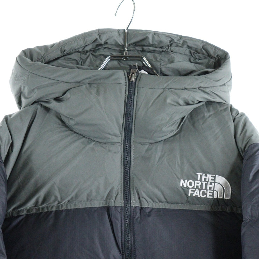 THE NORTH FACE(ザノースフェイス) NUPTSE HOODIE ヌプシフーディー ジップアップ ダウン ジャケット ブラック/グレー ND92559