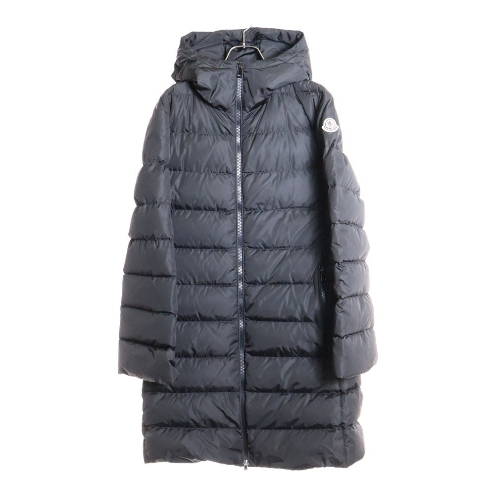 MONCLER(モンクレール) 22AW DOMBES ドンブ アームロゴパッチ フーデッド ダウンコート ブラック レディース H20931C00046 539ZD