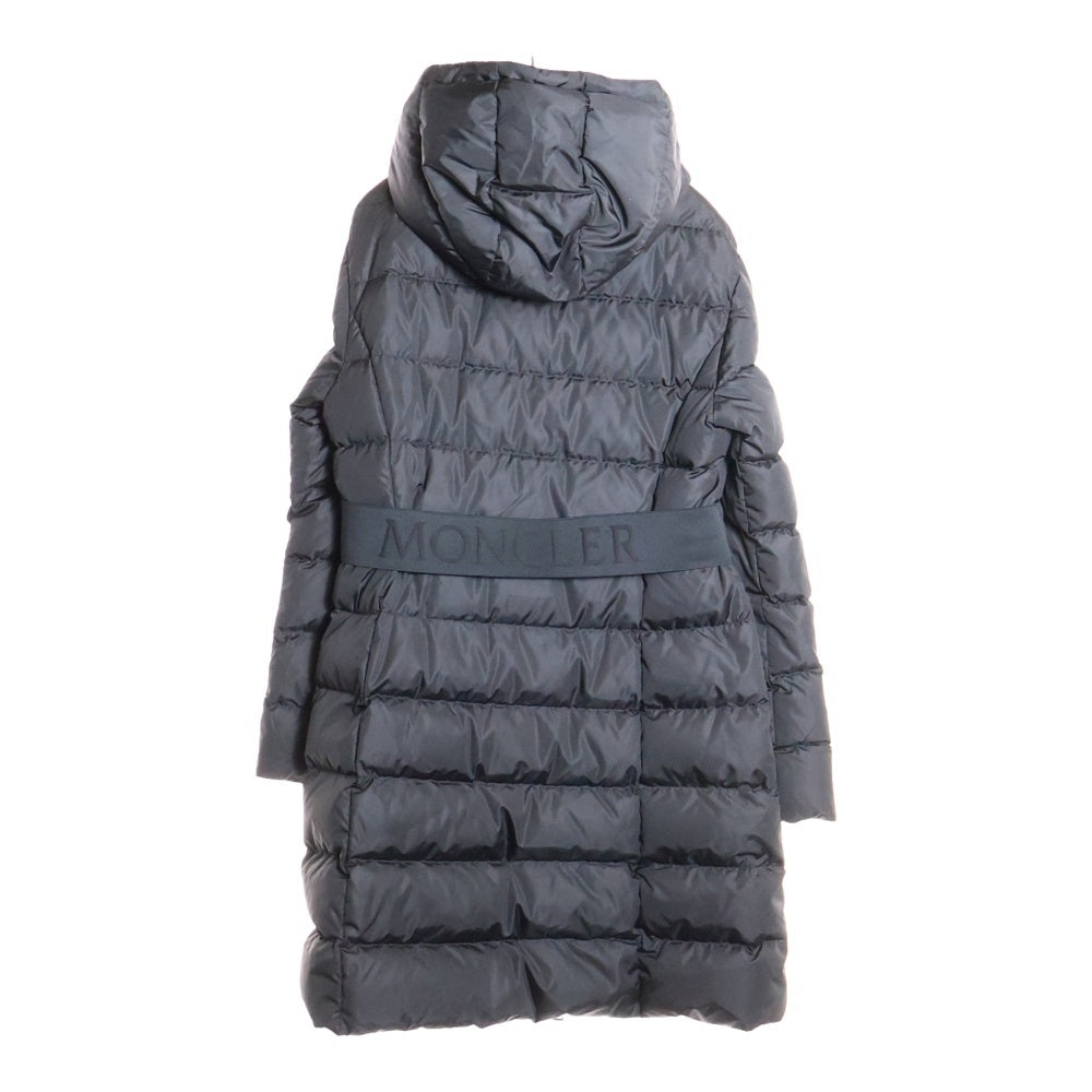 MONCLER(モンクレール) 22AW DOMBES ドンブ アームロゴパッチ フーデッド ダウンコート ブラック レディース H20931C00046 539ZD