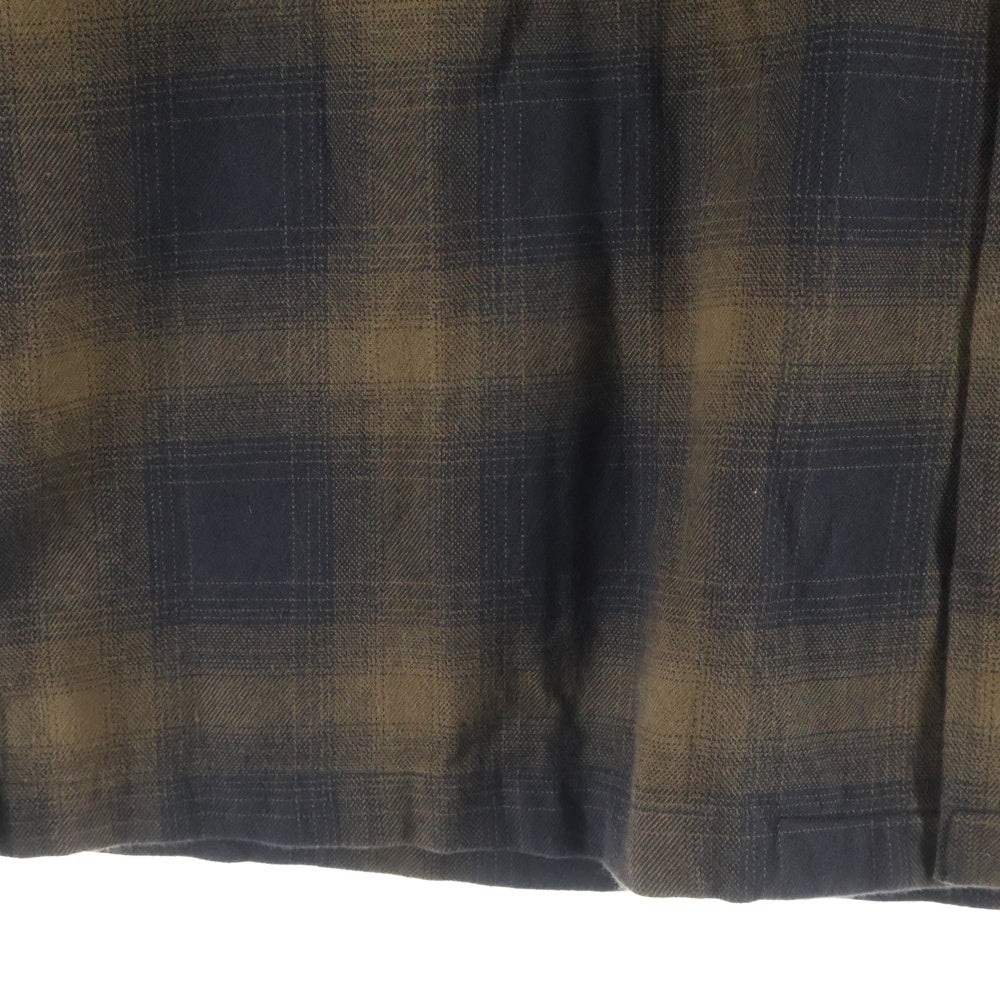 BEAUTY&YOUTH UNITED ARROWS(ビューティーアンドユースユナイテッドアローズ) オンブレチェック ロングスリーブ コットン 長袖シャツ ブラウン 1211-149-7028