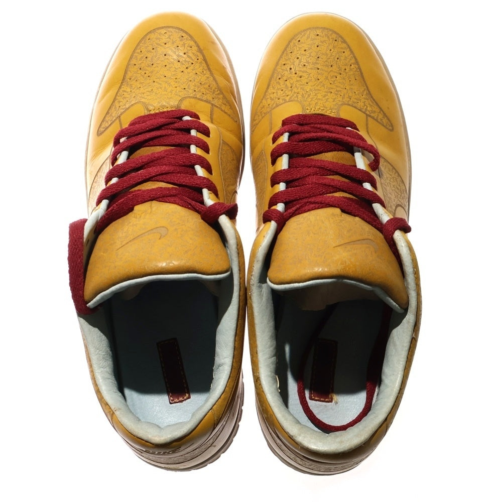 NIKE SB(ナイキエスビー) 【観賞用 2005年製】 DUNK LOW 1 PIECE ダンク ワンピース ローカットスニーカー イエロー US10.5/28.5cm 311611-331