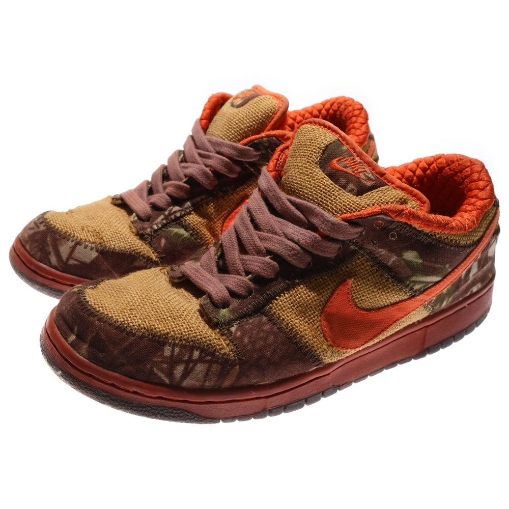 NIKE SB(ナイキエスビー) 【観賞用 2004年製】 DUNK LOW Reese Forbes Hunter ダンク リース フォーブス ハンター ローカットスニーカー ブラウン/オレンジ US11/29cm 304292-281