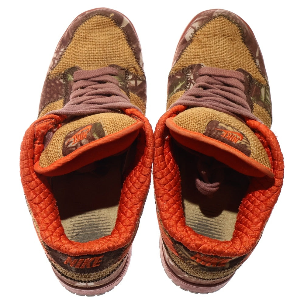 NIKE SB(ナイキエスビー) 【観賞用 2004年製】 DUNK LOW Reese Forbes Hunter ダンク リース フォーブス ハンター ローカットスニーカー ブラウン/オレンジ US11/29cm 304292-281