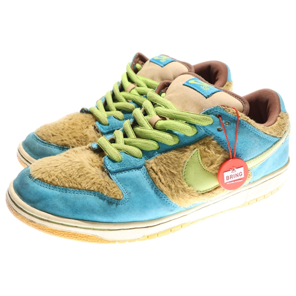 NIKE SB(ナイキエスビー) 【観賞用 2006年製】 DUNK LOW BABY BEAR ダンク ベイビーベア ローカットスニーカー イエロー/ブルー US10.5/28.5cm 313170-731