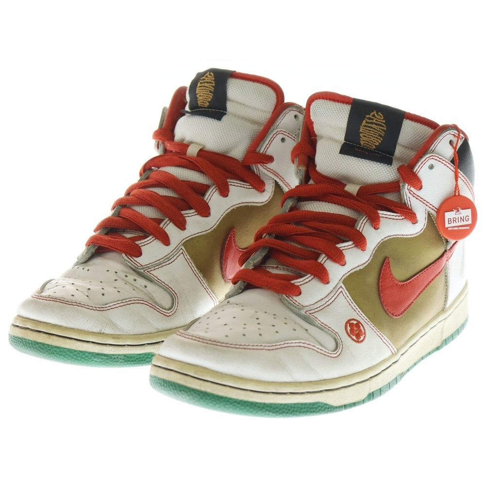 NIKE SB(ナイキエスビー) 【観賞用 2007年製】 DUNK HIGH MONEY CAT ダンク マネーキャット 招き猫 ハイカットスニーカー マルチカラー US11/29cm 305050-162