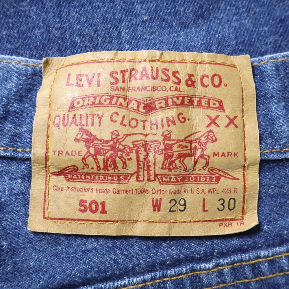 Levi's(リーバイス) 90s VINTAGE 501-0115 ヴィンテージ usa製 ボタン裏532 ボタンフライ 紙パッチ デニムパンツ インディゴ