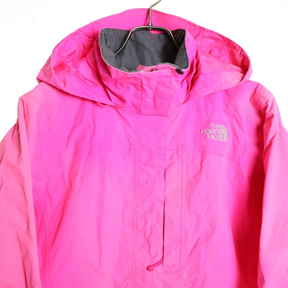 THE NORTH FACE(ザノースフェイス) ウィメンズ ロゴエンブロイダリー ナイロンフーデッドジャケット マウンテンパーカー レディース ピンク