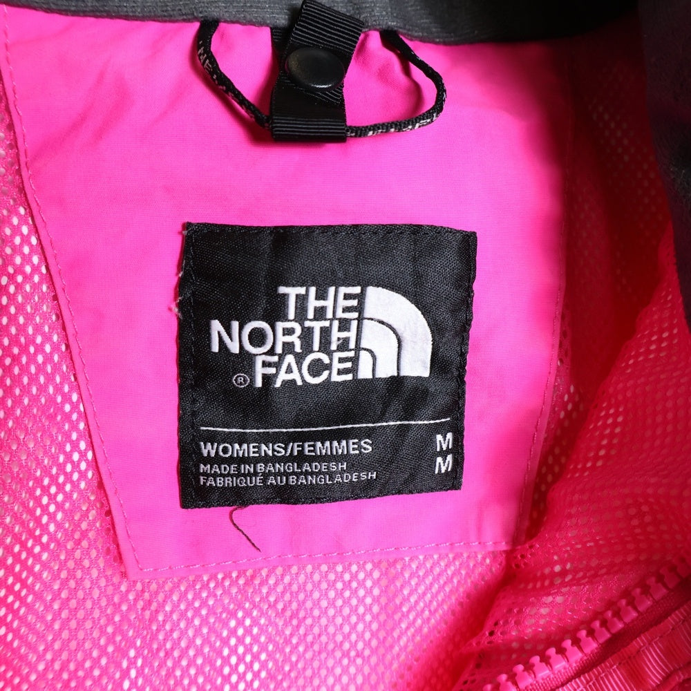 THE NORTH FACE(ザノースフェイス) ウィメンズ ロゴエンブロイダリー ナイロンフーデッドジャケット マウンテンパーカー レディース ピンク