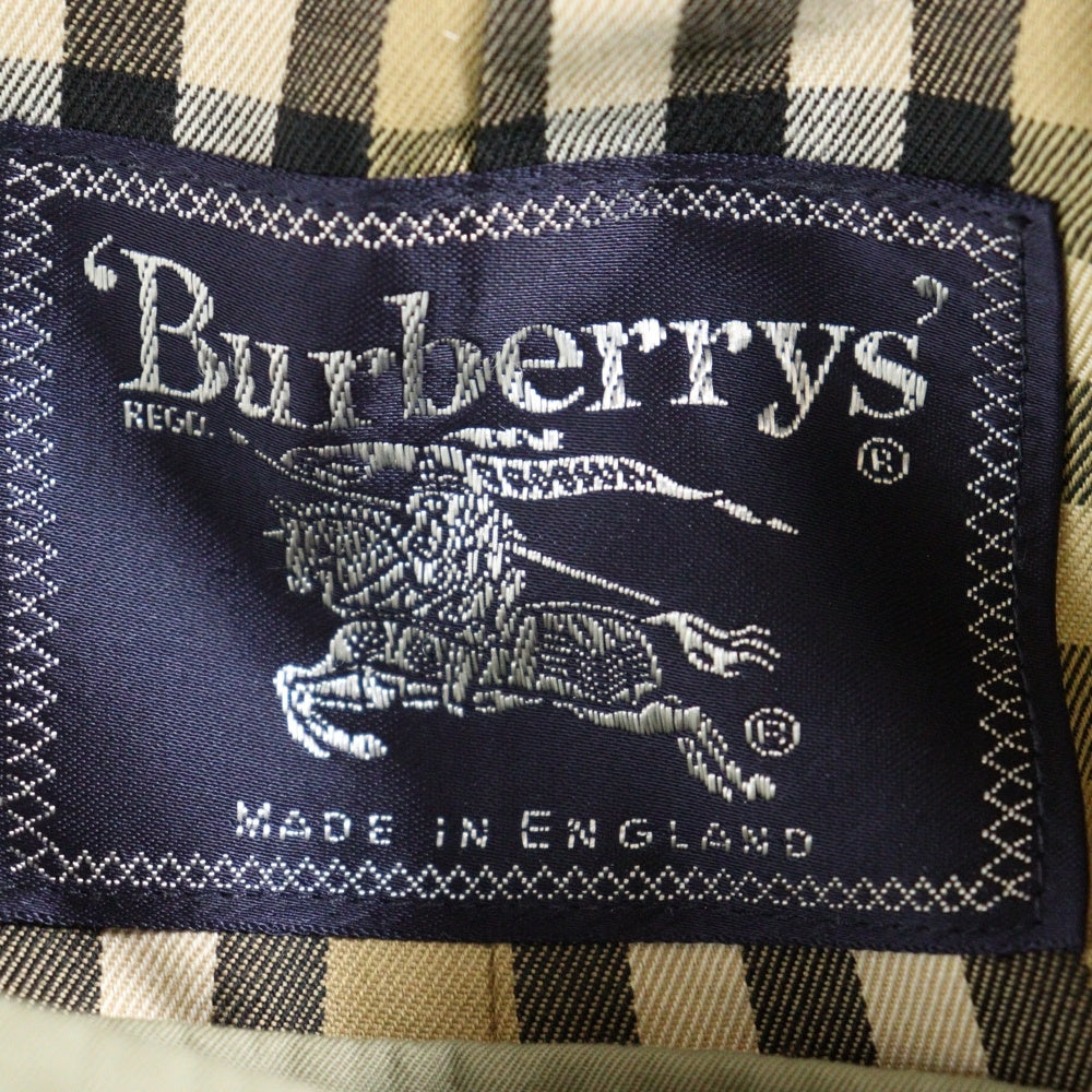 BURBERRY(バーバリー) 8B 裏地ノバチェック ベルテッド デザイン コットン トレンチコート ベージュ