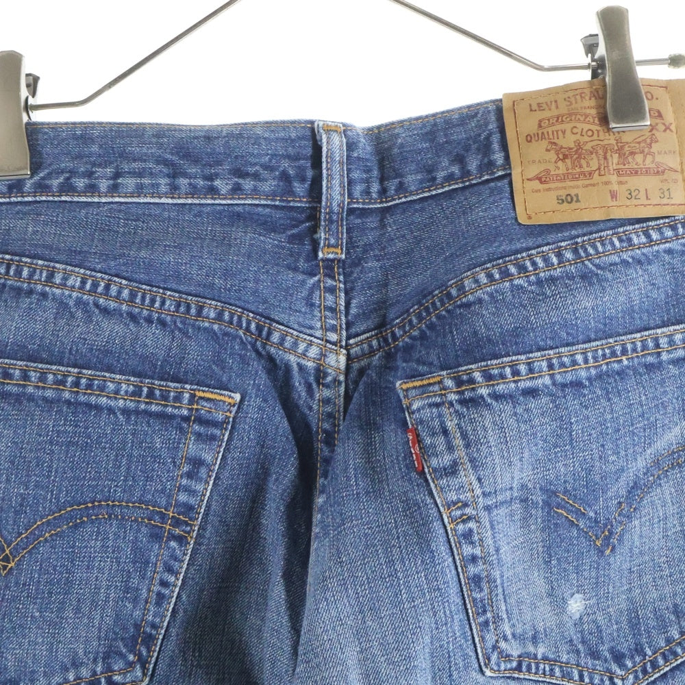 Levi's(リーバイス) 00S VINTAGE 501 両面スモールe ボタン裏359 ボタンフライストレートデニムパンツ ジーンズ インディゴ 501-01