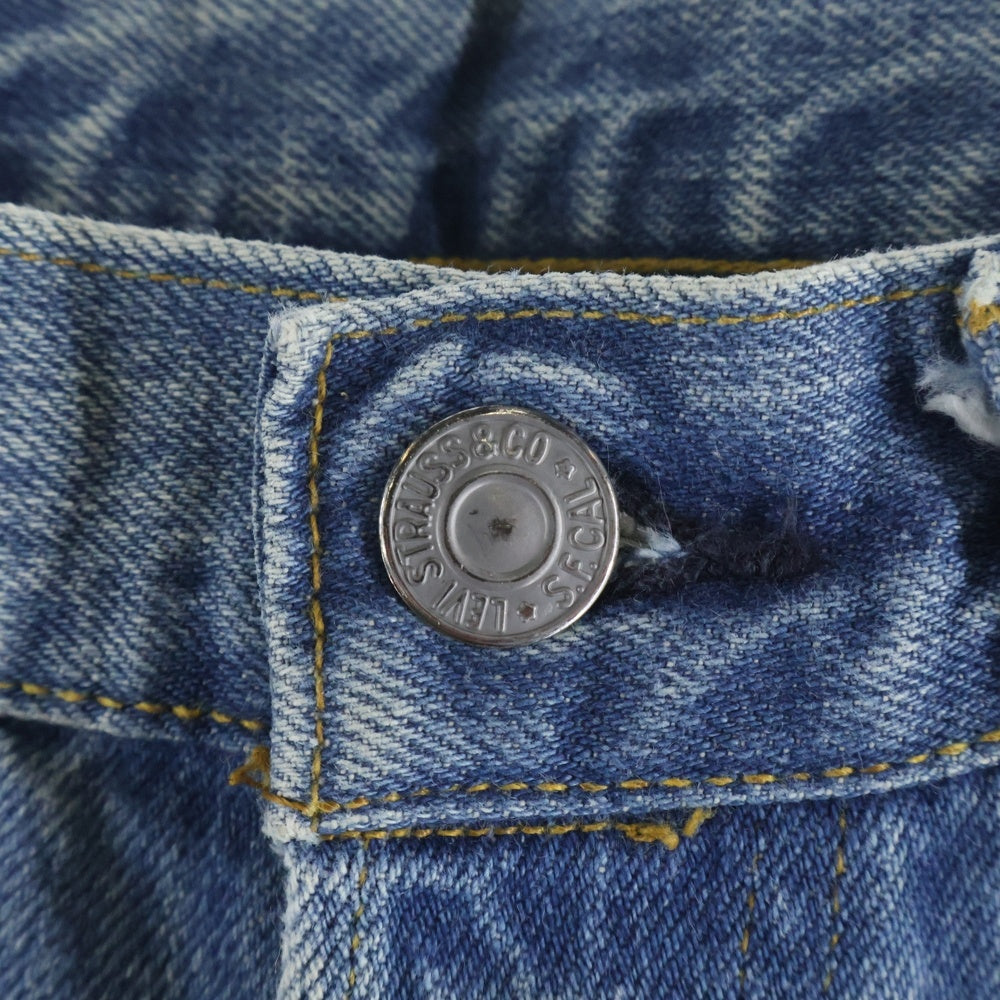 Levi's(リーバイス) 501XX 1947年復刻 片面BIG E バレンシア工場 ボタン裏555 ボタンフライストレートデニムパンツ ジーンズ インディゴ 47501 0191