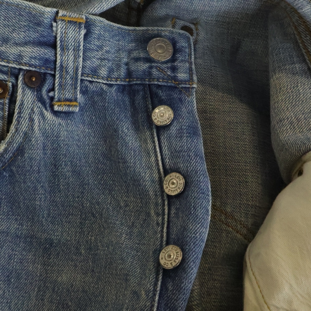 Levi's(リーバイス) 501XX 1947年復刻 片面BIG E バレンシア工場 ボタン裏555 ボタンフライストレートデニムパンツ ジーンズ インディゴ 47501 0191
