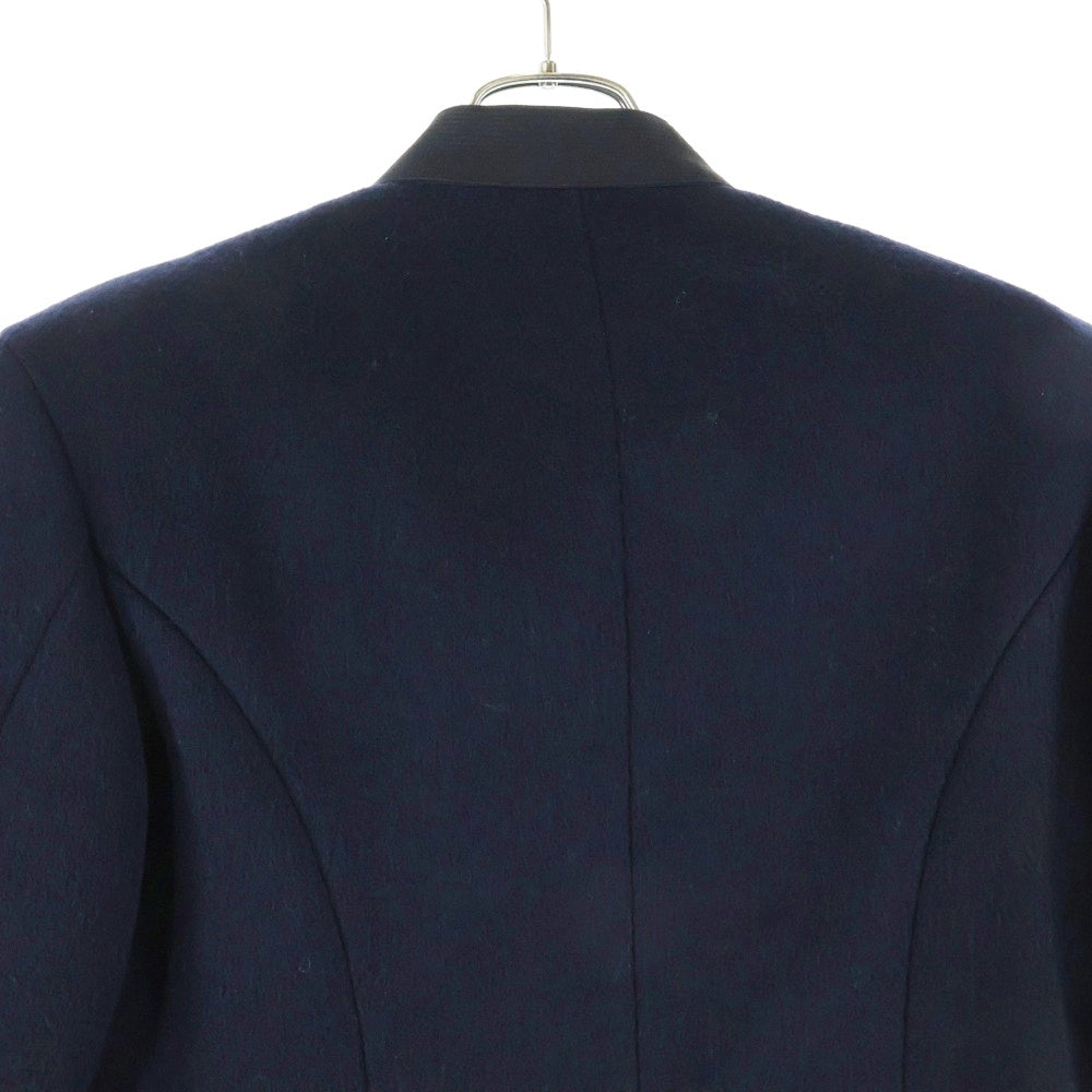 Y's(ワイズ) 97AW ウール スタンドカラー ブルゾン ジャケット ネイビー レディース YI-J62-107