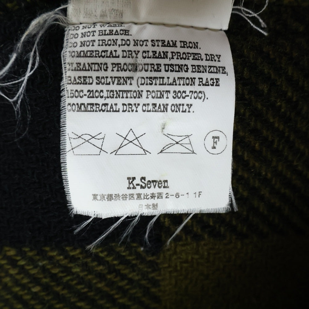 TENDERLOIN(テンダーロイン) T-BUFFALO JACKET バッファローチェック チェーンステッチ ジャケット オリーブ/ブラック