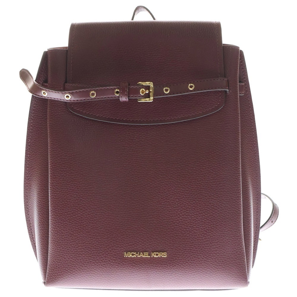 MICHAEL KORS(マイケルコース) EMILIA MEDIUM BACKPACK エミリア ミディアム レザーバックパック リュックサック バーガンディー 35F1GU5B21