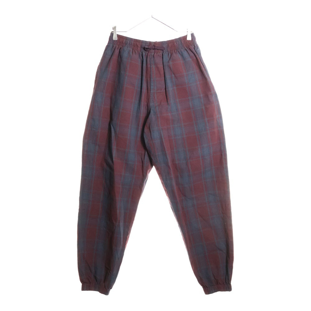 WTAPS(ダブルタップス) 20SS FROCK TROUSERS COTTON POPLIN TEXTILE コットンポプリン テキスタイル フロックトラウザーズ チェックパンツ レッド 201BRDT-PTM04