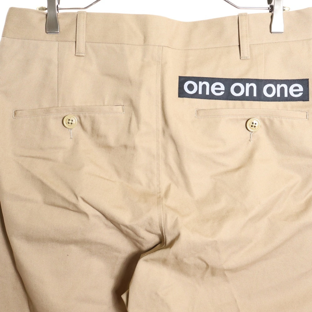 UNDERCOVER(アンダーカバー) 21AW ×WTAPS T/C TWILL SIDE ZIP 2TUCK PT ツイルサイドジップ 2タック パンツ ベージュ UC1B9501