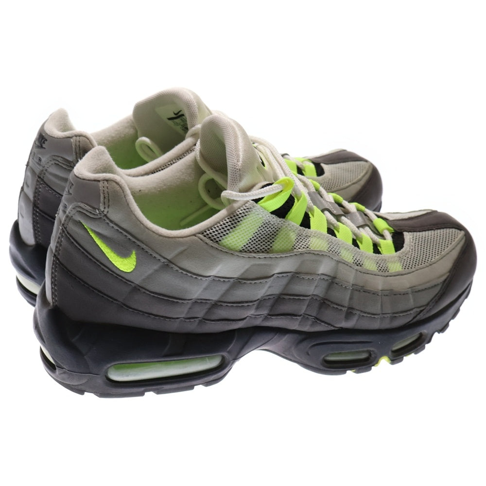 NIKE(ナイキ) AIR MAX 95 OG YELLOW GRADATION エアマックス イエローグラデ ローカットスニーカー グレー/イエロー US9.5/27.5cm 554970-071