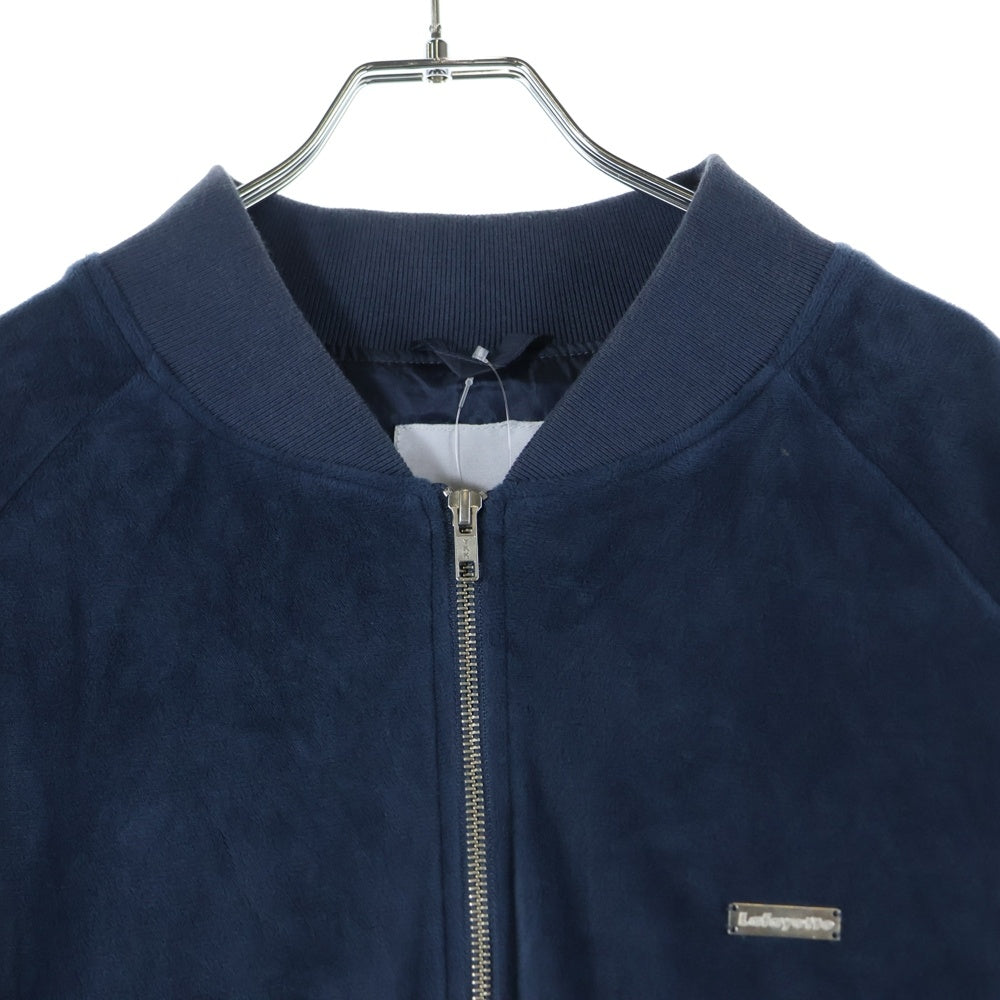 Lafayette(ラファイエット) 19AW LOGO PLATE VELOUR TRACK JACKET ロゴプレート ベロア ジップアップ トラックジャケット ネイビー LA191008