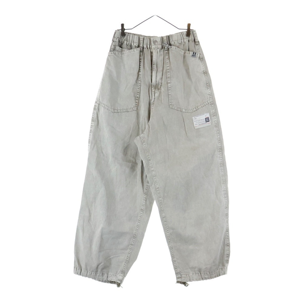 MAISON MIHARAYASUHIRO(メゾンミハラヤスヒロ) 24SS DENIM BAKER PANTS ベイカー デニムパンツ ジーンズ グレー A12PT022