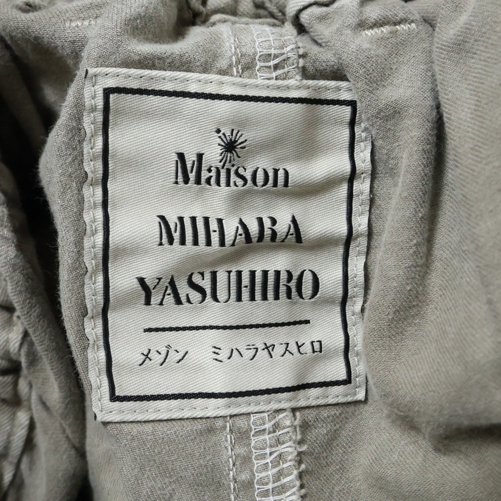 MAISON MIHARAYASUHIRO(メゾンミハラヤスヒロ) 24SS DENIM BAKER PANTS ベイカー デニムパンツ ジーンズ グレー A12PT022