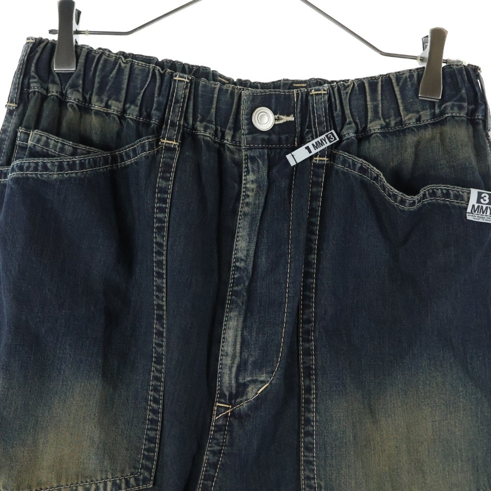 MAISON MIHARAYASUHIRO(メゾンミハラヤスヒロ) 24SS DENIM BAKER PANTS ベイカー デニムパンツ ジーンズ インディゴ A12PT022