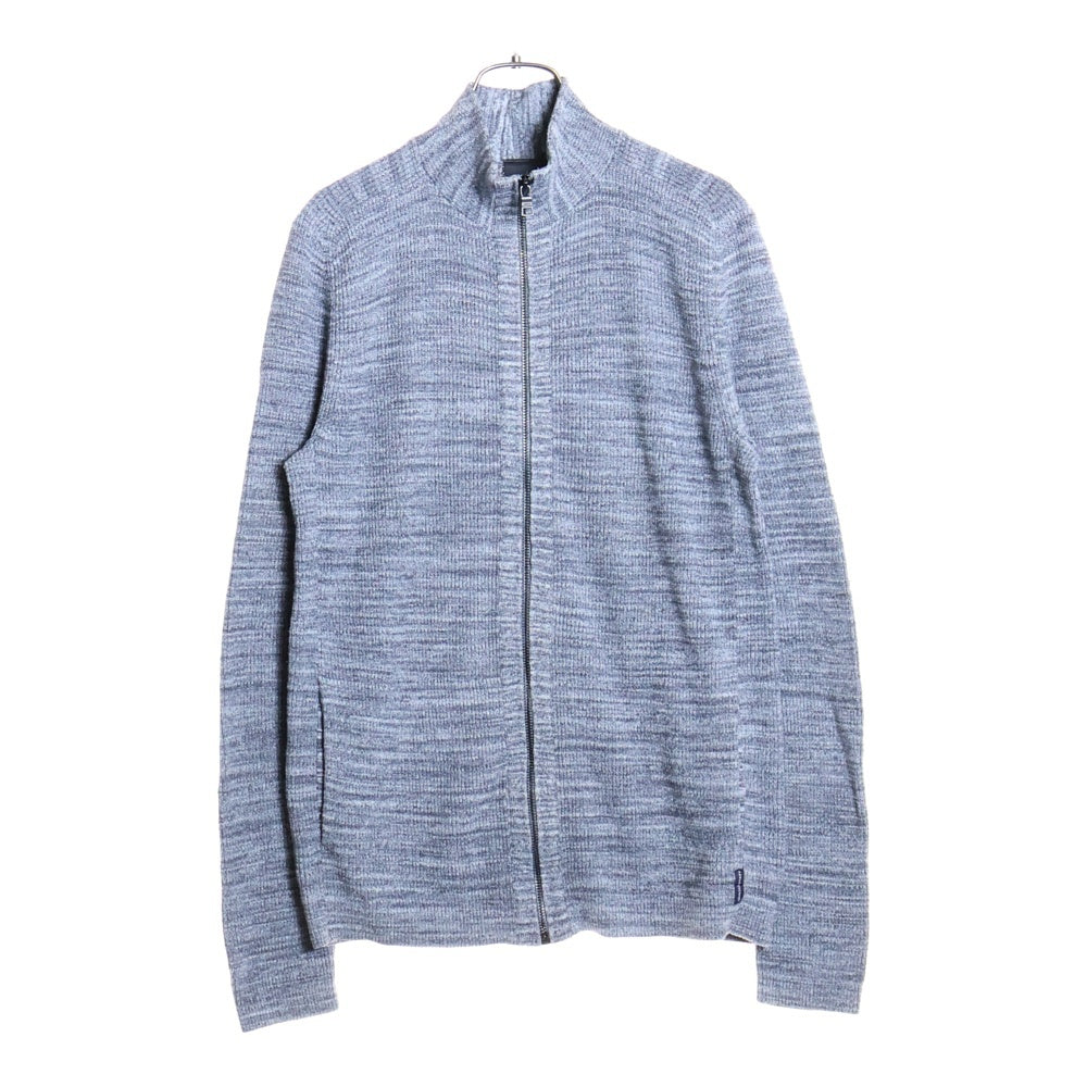 ARMANI(アルマーニ) 15SS ハイゲージ ジップアップ ニット カーディガン グレー