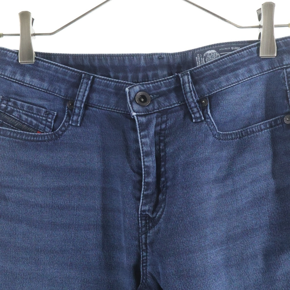 DIESEL(ディーゼル) ブレイブマンデザイン マルチポケット ジップアップ デニムパンツ インディゴ