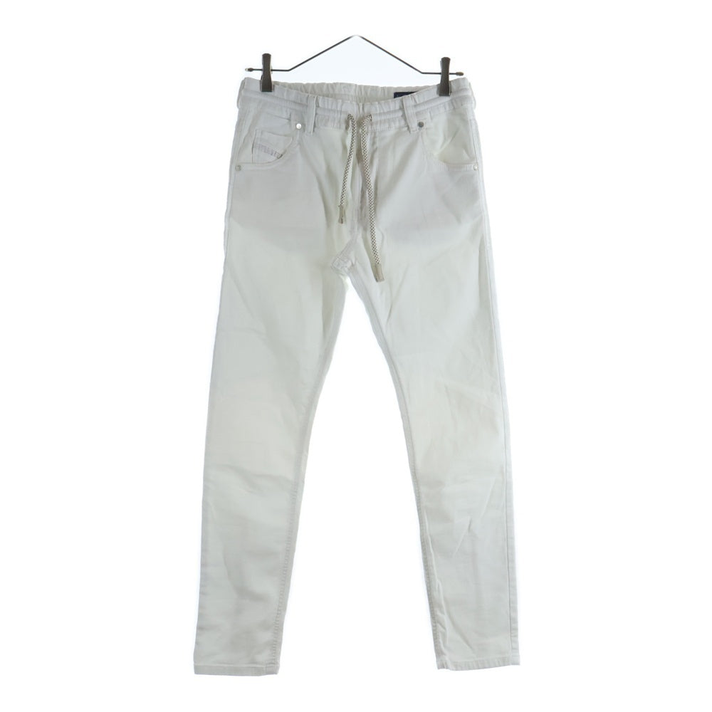 DIESEL(ディーゼル) マルチポケット ジップアップ ドローストリング デニムパンツ ホワイト 00ECALA6185BF03