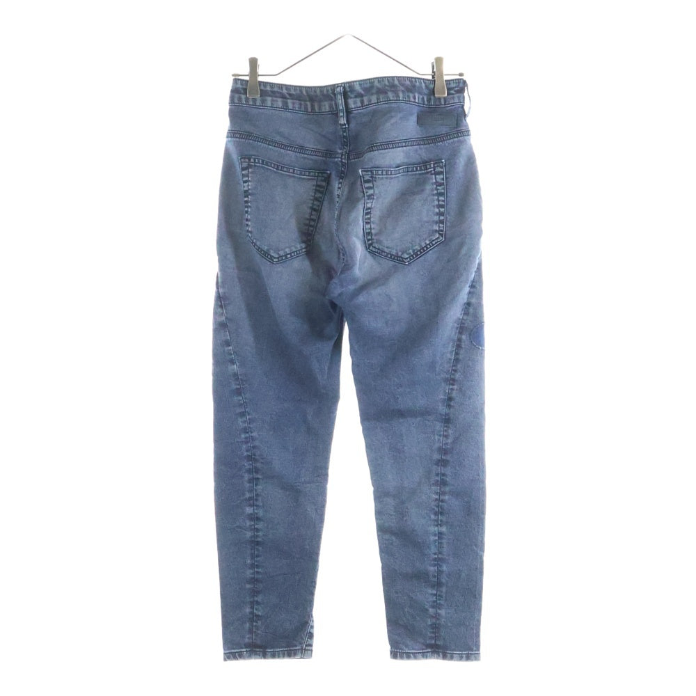 DIESEL(ディーゼル) ブレイブマンロゴデザイン マルチポケット ジップアップ デニムパンツ インディゴ