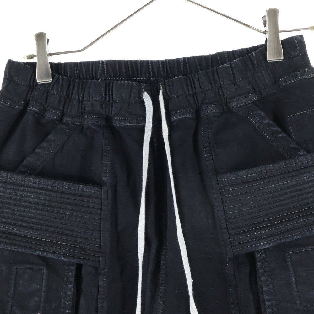 DRKSHDW(ダークシャドウ) 24SS CREATCH CARGO PANTS IN BLACK STRETCH