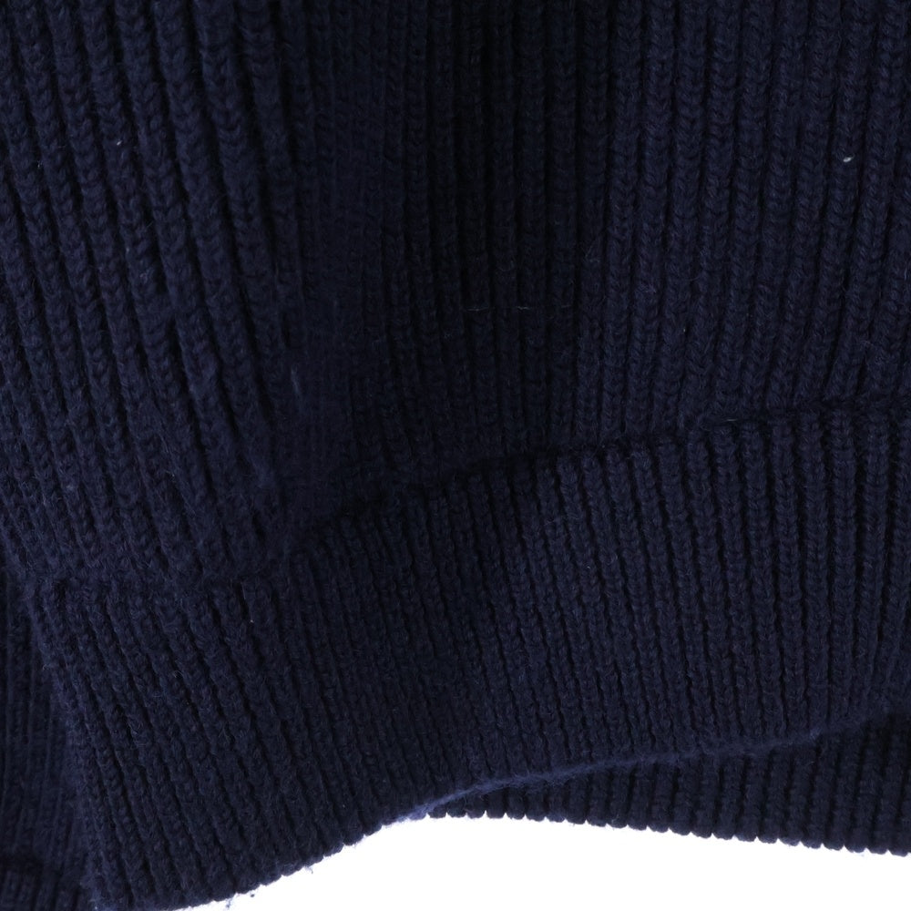 Maison Margiela(メゾンマルジェラ) 19AW DRIVERS KNIT ウール ジップアップ ドライバーズニット ネイビー S50GP0143 S16769