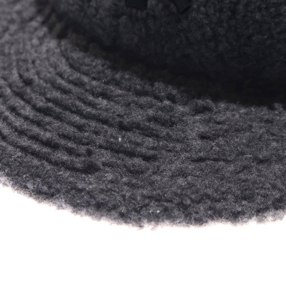 NEW ERA(ニューエラ) NY ニューヨークヤンキース ロゴ刺繍 ボアフリースベースボールキャップ 帽子 グレー