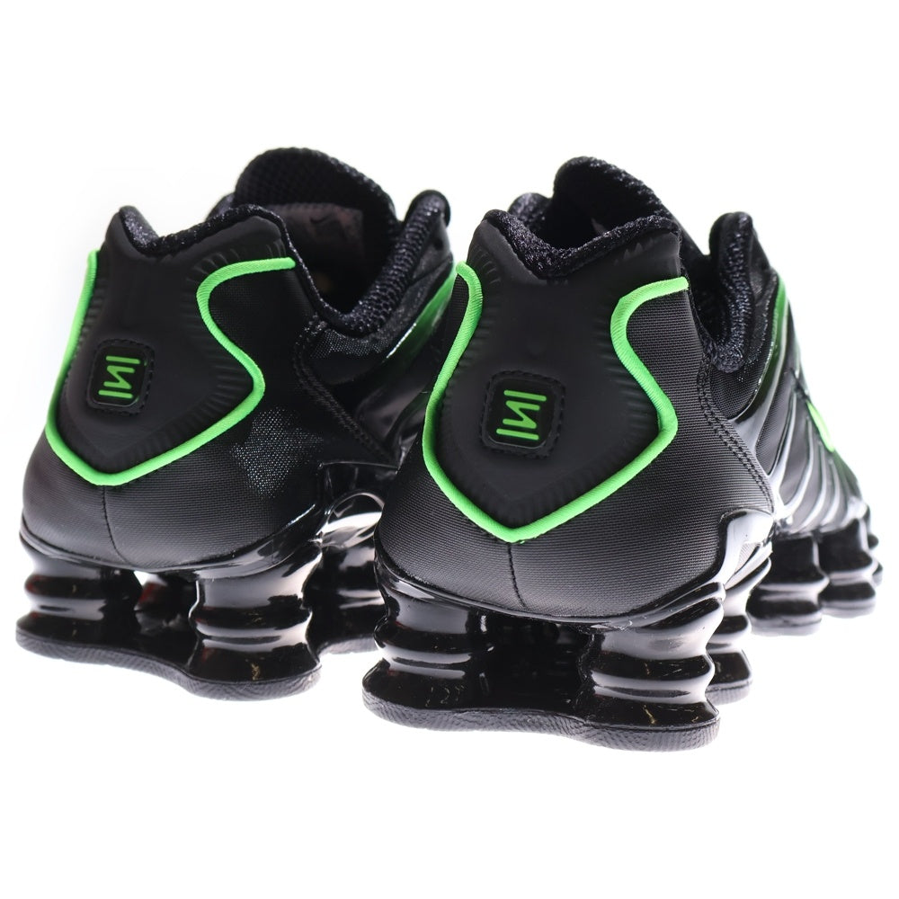 NIKE(ナイキ) SHOX TL BLACK GREEN STRIKE ショックス ブラック グリーンストライク ローカットスニーカーUS8.5/26.5cm AV3595-012