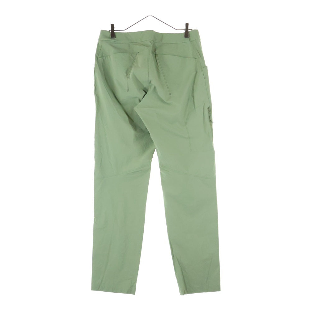 ARC'TERYX(アークテリクス) KONSEAL PANT コンシール ロゴエンブロイダリーデザイン マルチポケット アジャスター付き ジップフライ ナイロンパンツ グリーン X000007783