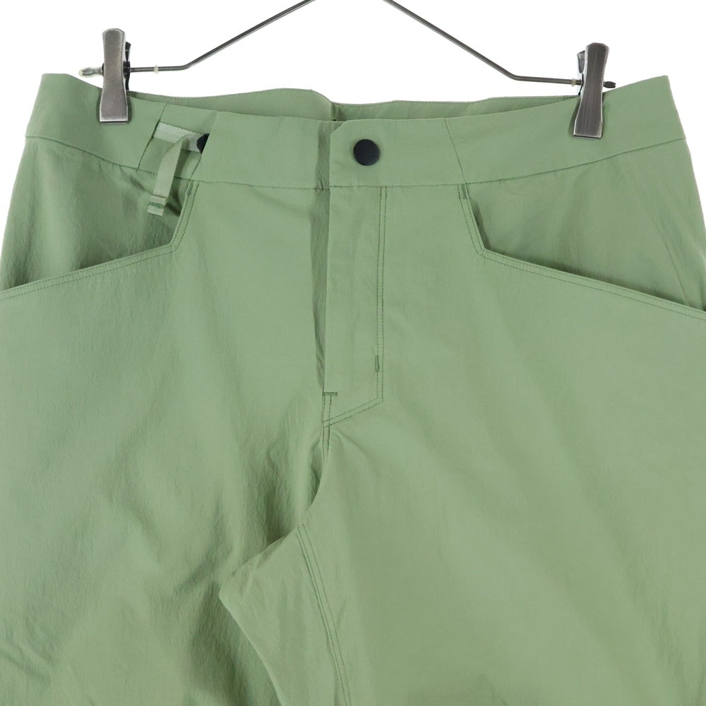 ARC'TERYX(アークテリクス) KONSEAL PANT コンシール ロゴエンブロイダリーデザイン マルチポケット アジャスター付き ジップフライ ナイロンパンツ グリーン X000007783