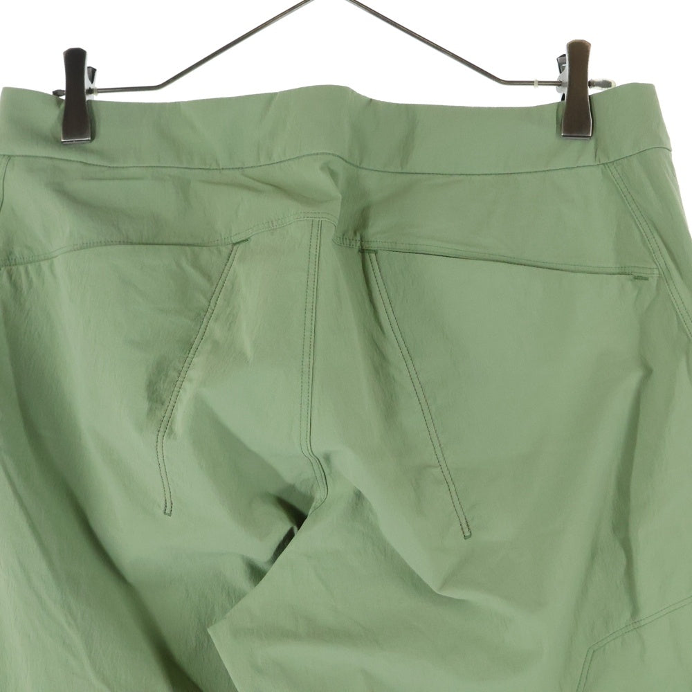 ARC'TERYX(アークテリクス) KONSEAL PANT コンシール ロゴエンブロイダリーデザイン マルチポケット アジャスター付き ジップフライ ナイロンパンツ グリーン X000007783