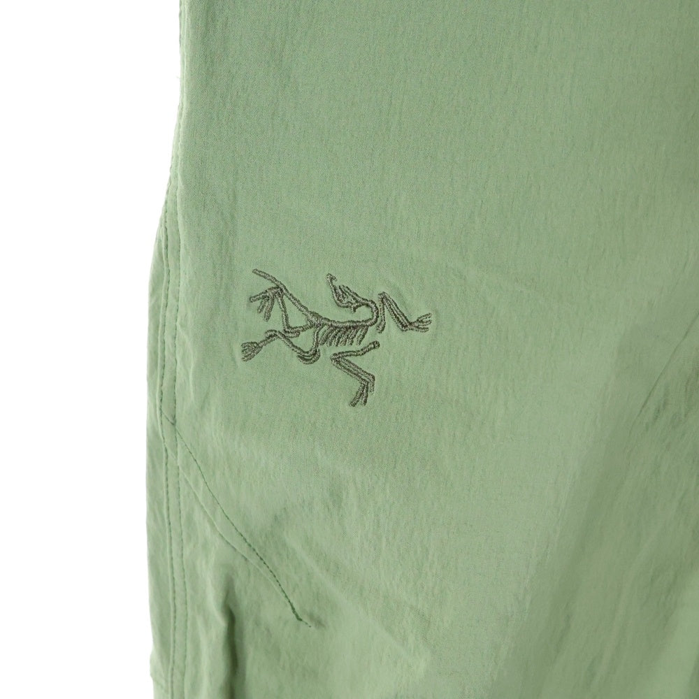 ARC'TERYX(アークテリクス) KONSEAL PANT コンシール ロゴエンブロイダリーデザイン マルチポケット アジャスター付き ジップフライ ナイロンパンツ グリーン X000007783