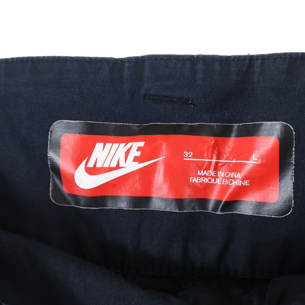 NIKE(ナイキ) ボンデッド ウーブン ロゴデザイン ジップアップ ジョガーカフパンツ ブラック 823364-010