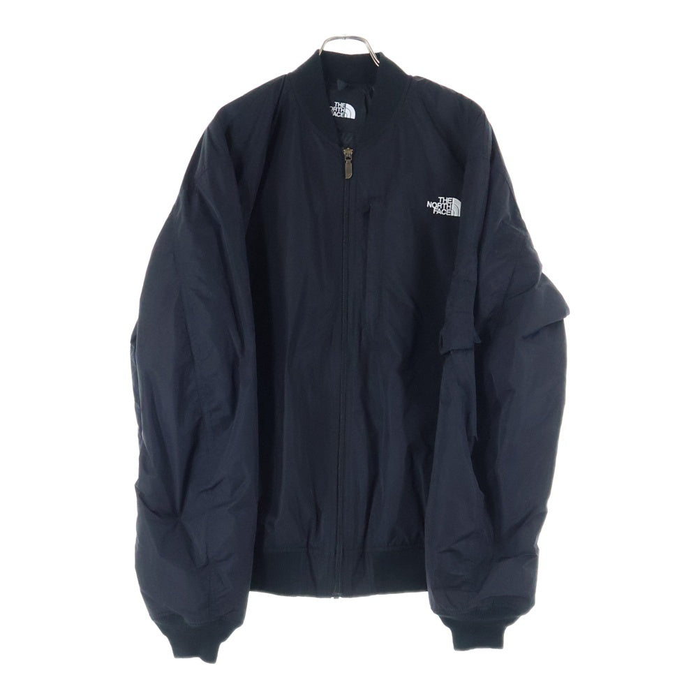 THE NORTH FACE(ザノースフェイス) インサレーションボンバージャケット MA-1 ジップアップ中綿ブルゾン ブラック NY82552