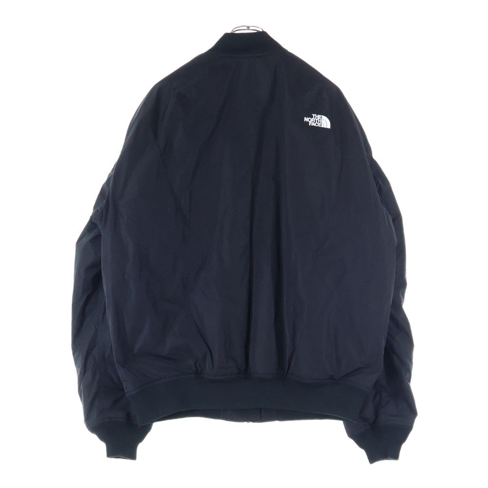 THE NORTH FACE(ザノースフェイス) インサレーションボンバージャケット MA-1 ジップアップ中綿ブルゾン ブラック NY82552