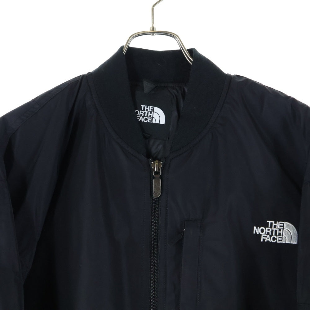 THE NORTH FACE(ザノースフェイス) インサレーションボンバージャケット MA-1 ジップアップ中綿ブルゾン ブラック NY82552