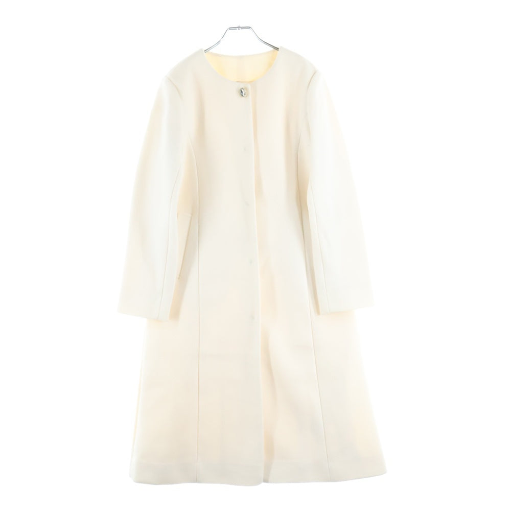 NO BRAND(ノーブランド) tocco closet トッコクローゼット ファーティペット付き フェイクウールコート アイボリー レディース 186-184773