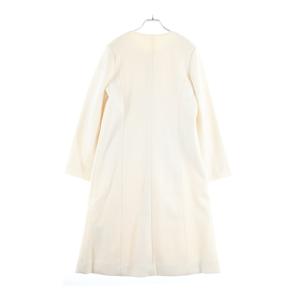 NO BRAND(ノーブランド) tocco closet トッコクローゼット ファーティペット付き フェイクウールコート アイボリー レディース 186-184773